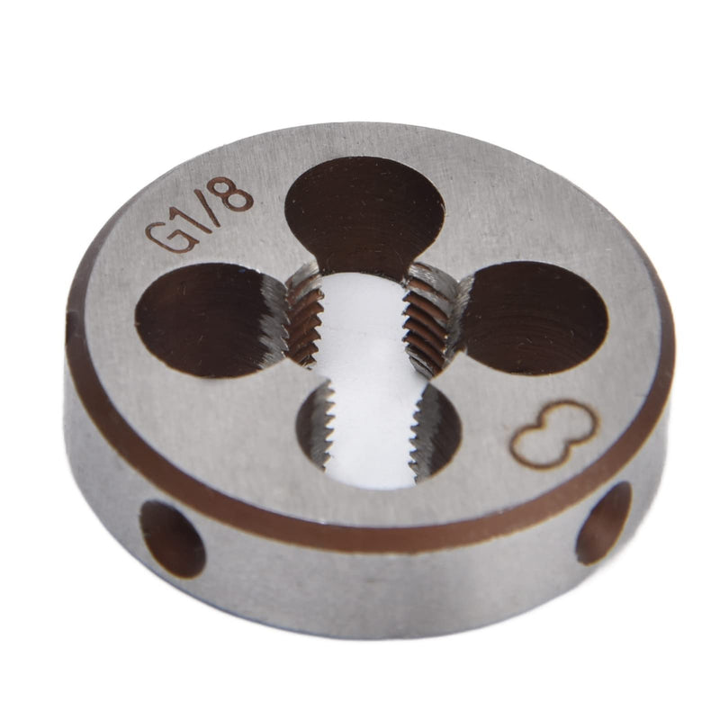 [Australia - AusPower] - Fafeicy G1/8 UNC Round Die Thread Screw Die 30mm/1.18" OD for General Thread Machining Manual Measurement, #511 