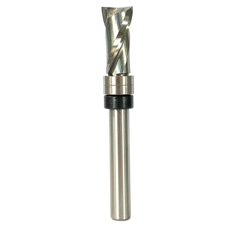 [Australia - AusPower] - Sinoprotools Spiral Cutter 8 mm Shaft Upcut, Solid Carbide Milling Cutter 25.4 mm Cutting Length, Flush Profile Cutter for Wood Edges Flush for Milling or Copying Bündigfräser 8x25.4mm 
