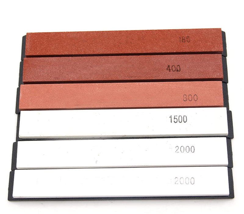 [Australia - AusPower] - feedal Knife Sharpener Set Sharpening Stone Set Polishing Stone Stone Grit 180# 400# 800# 1500# 2000# 3000# 
