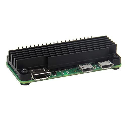 Geekworm Raspberry Pi Zero 2W Aluminum Heatsink Cooler (C296) | 10mm height, passive cooling