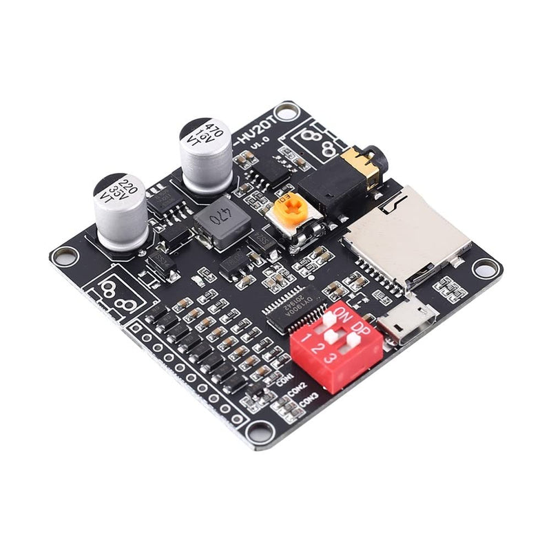Voice Playback Module, DC 6V-35V Voice Module Digital Amplifier Module TF Card Accessories