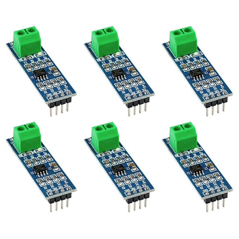 [Australia - AusPower] - JZK 6pcs 5V MAX485 RS485 Module TTL to RS-485 Module MCU Development Board 