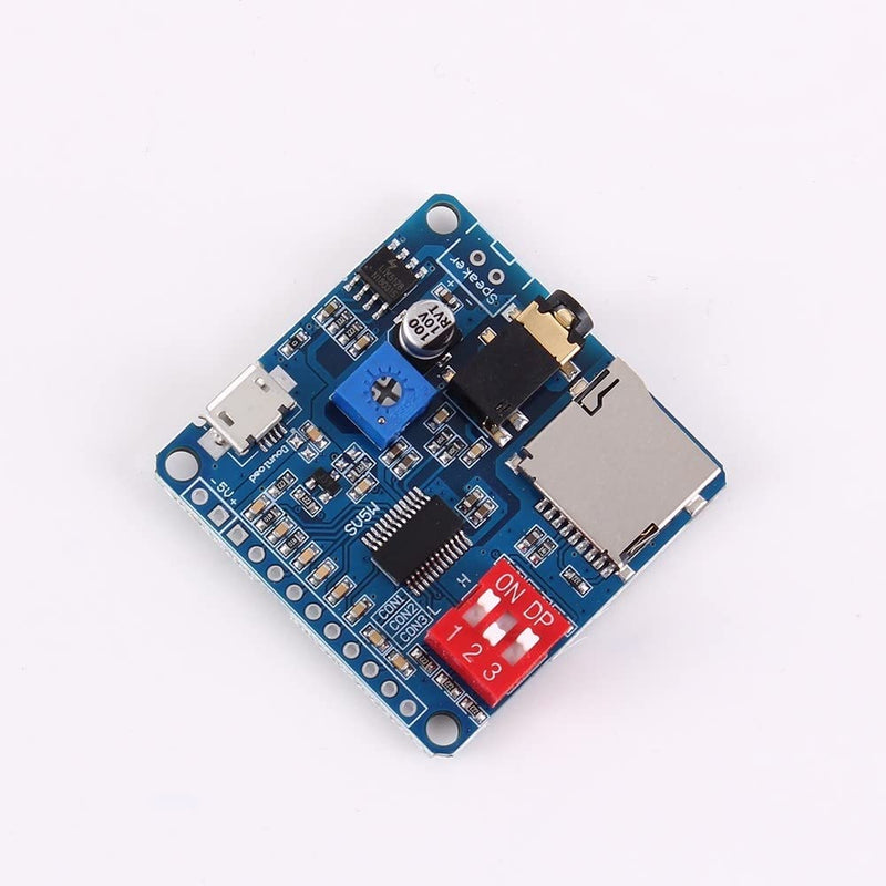[Australia - AusPower] - Voice Playback Module DY-SV5W MP3 Player IO Trigger Playback MP3 Trigger Amplifier Class D 5W with Serial Control 