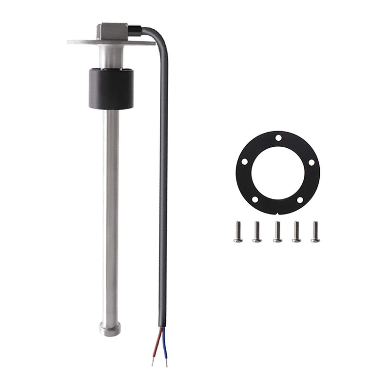 KAOLALI Level Sensor, Stainless Steel Fuel Sending Unit, Water Level Indicator Sensor for Boats, Motorhome, Fuel and Water Indicator, Fuel Gas Sensor, 5-Hole 0-190 Ohms (275 mm) 275MM