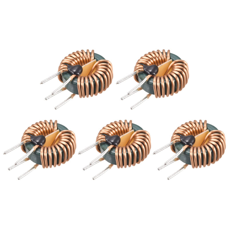 [Australia - AusPower] - sourcing map Toroid Inductance Copper Coils Magnetic Inductance 1mH 10A for DIY Circuit Board Pack of 5 