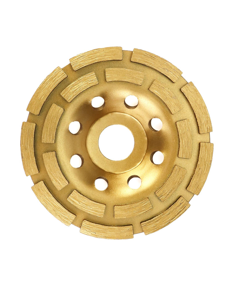 [Australia - AusPower] - QWORK® Cup Wheel 115 mm x 22.2 mm for Concrete, Plaster, Granite, Resin, Tile Adhesive, Natural Stone etc 115mm x 22.2mm 