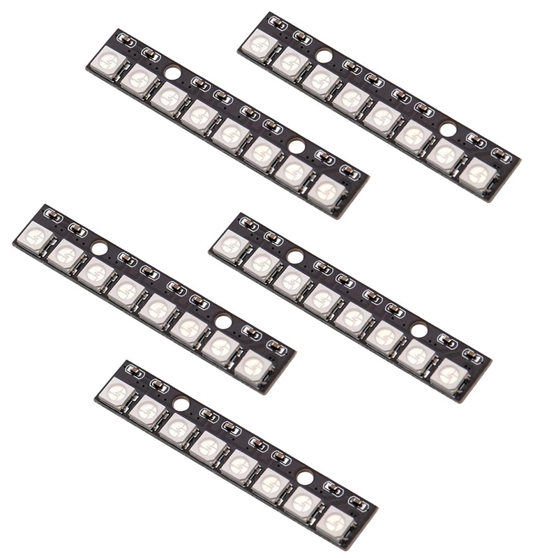 [Australia - AusPower] - iHaospace 5 x WS2812 5050 8 Bit LED RGB Modul WS2812B für Arduino Raspberry Pi ESP32 Board 3-7V RGB Led Strips Full Color Light Bar Driver Board 