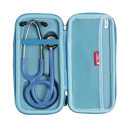 Hermitshell Hard travel case for 3M Littmann Classic III stethoscope for monitoring