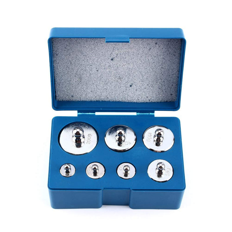 [Australia - AusPower] - 5pcs/6pcs/7pcs Set Calibration Weight Kit Scale Calibration Weight for Digital Jewelry Scale 105G 205G 500G Total Weight 