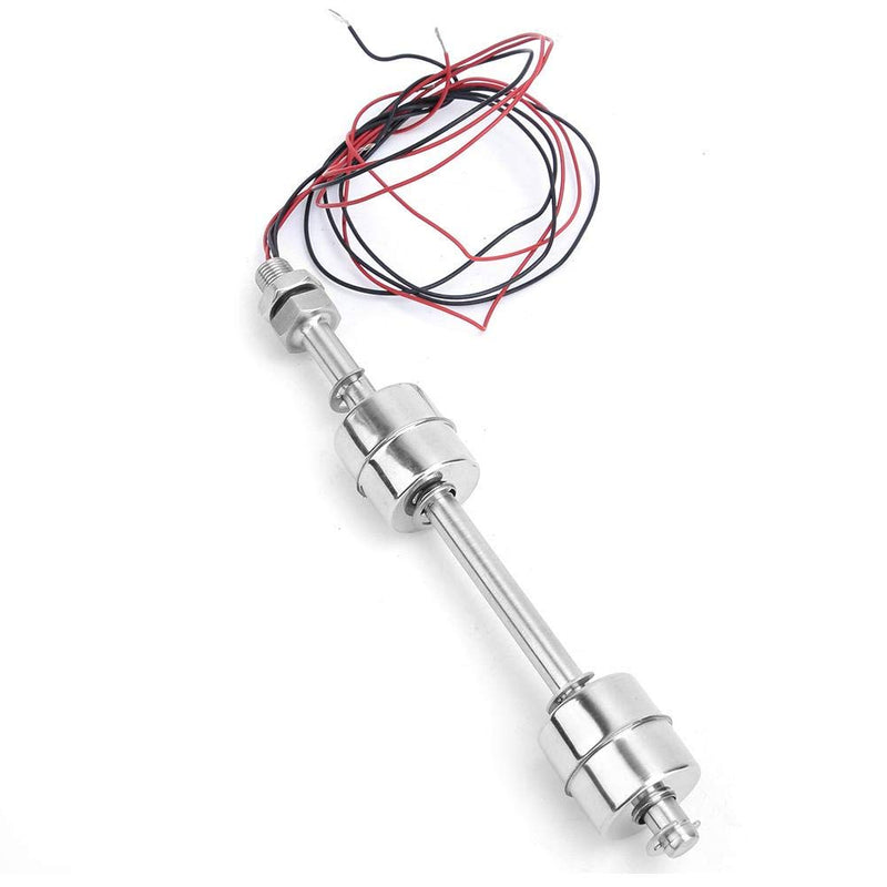 Double Ball Stainless Steel Float Switch, DC 0-110V Vertical Water Level Sensor, 150mm Level Sensor for Tank Pool, Pools, Sinks 150mm