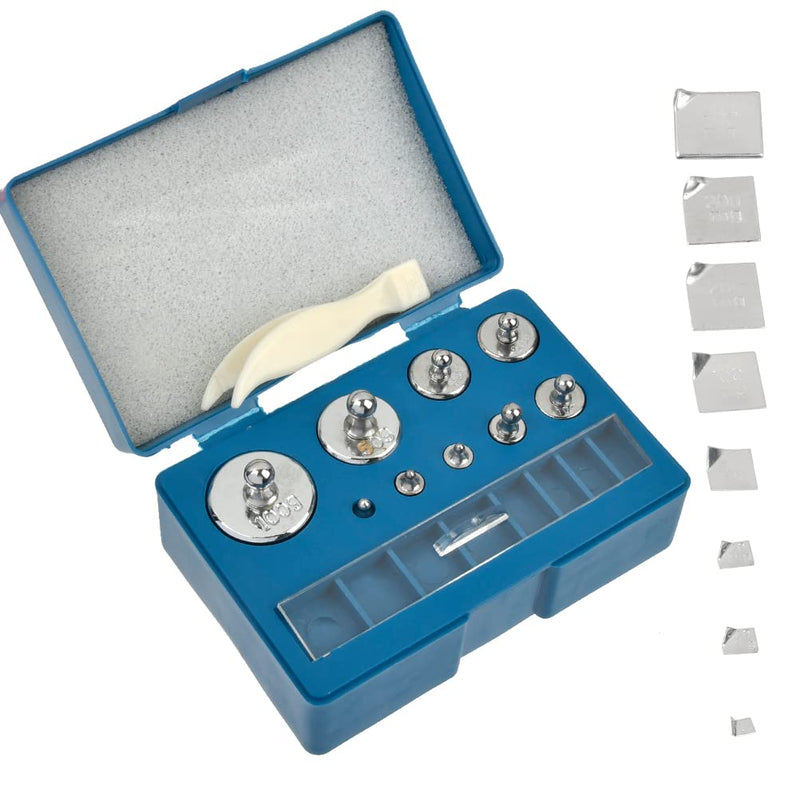 Calibration Weights Set, 17 Pieces, 10 mg-100 g, Calibration Weights Scales, Precision Stainless Steel Calibration Weights Set, Calibration Weights, Precise Test Weight, Calibration Weight, Digital Scales etc.