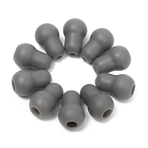 BODYA 10 x Soft Silicone Earplugs for Littmann Stethoscope Reusable Grey