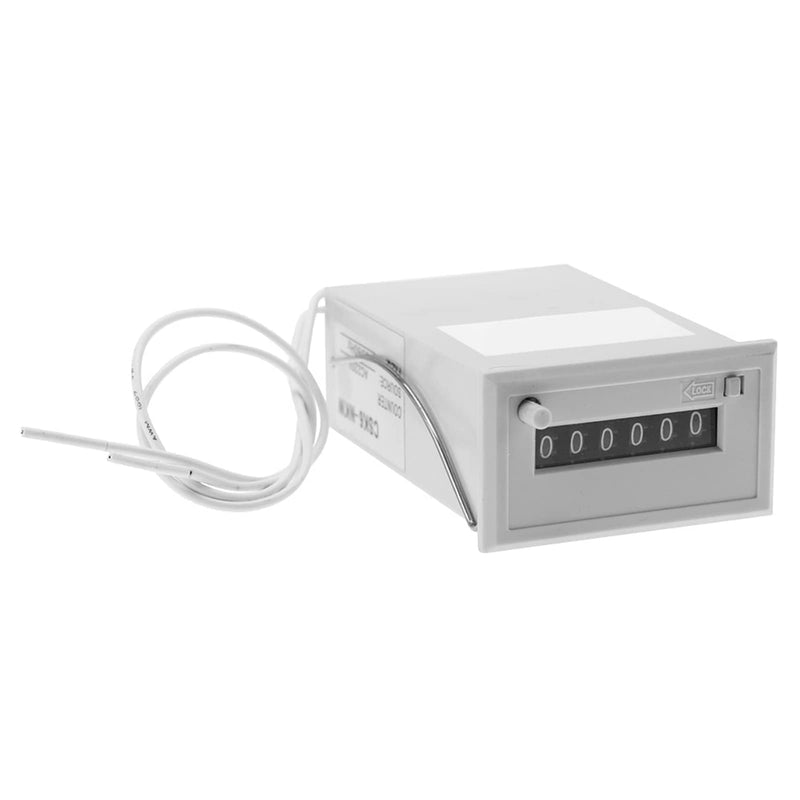 [Australia - AusPower] - Agatige Electromagnetic Counter, DC 12V 6-Digit Pulse Counter, Electromagnetic Frequency Counter, Pulse Counter, LCD Display, Frequency Counter, Pulse Signal Counter, Electromagnetic Counter 