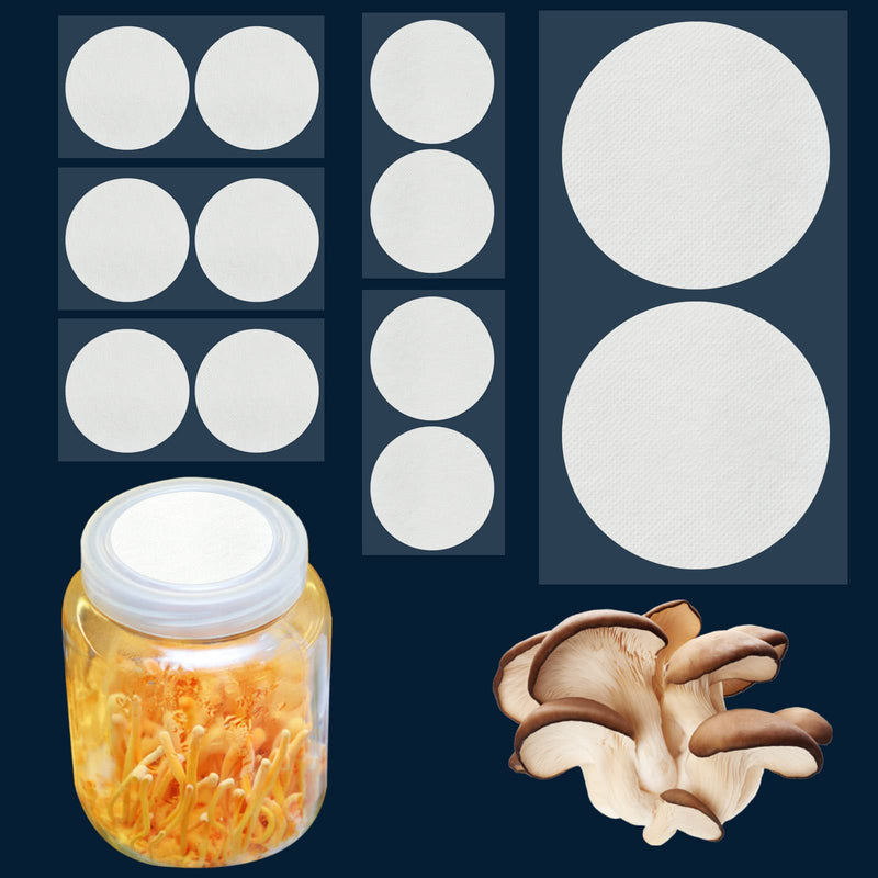 [Australia - AusPower] - Biomed Solutions 12 x White Synthetic Filter Paper Stickers 90mm 0.3μm PTFE 