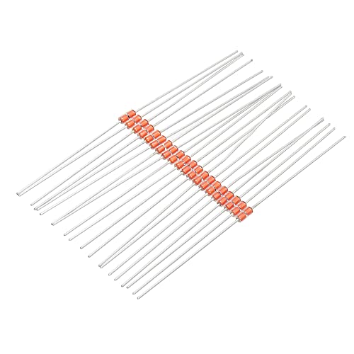 sourcing map 20 Pack MF58 10K Ohm NTC PTC Resistors Temperature Sensor for 3D Printer | MF58 10K Ohm NTC