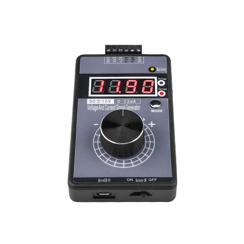 [Australia - AusPower] - Fasizi Handheld with High Precision, Positive and Negative, Voltage 0-10V 5V + Current 0-4-20mA Signal Generator Calibrator Analog Source 