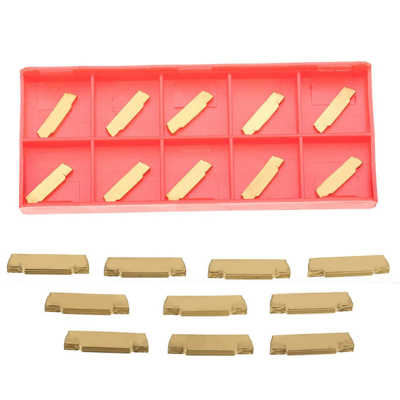 10 x MGMN200-G 2mm Wide Carbide Inserts for MGEHR/MGIVR Groove Tools