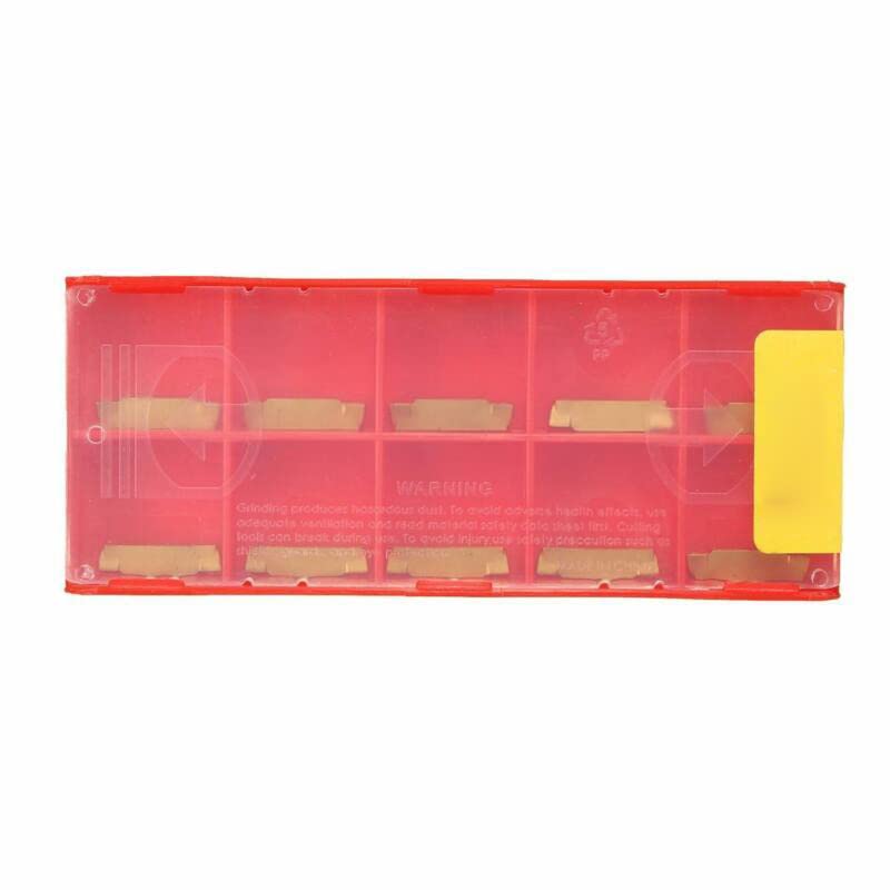 [Australia - AusPower] - MGMN200-G Carbide Inserts for MGEHR MGIVR Grooves, Pack of 10 