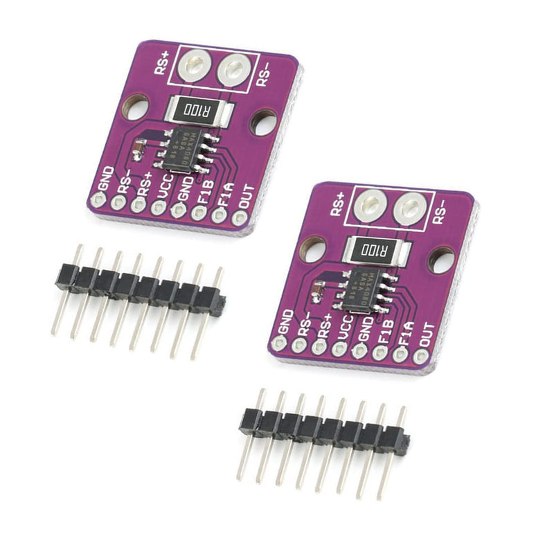Hailege 2pcs MAX4080SASA Current Sensor Module Current Meter Amplifier High Accuracy Highly Integrated Voltage Current Source