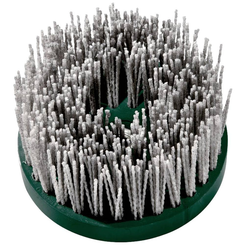 [Australia - AusPower] - Metabo Plate Brush 130 mm M 14, P 120, SiC (Brush for Working, Deburring, Grinding and Structuring Surfaces) # 623743000 