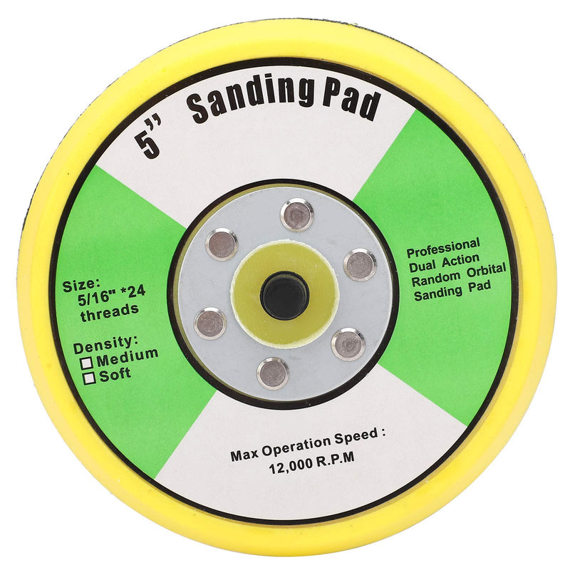 [Australia - AusPower] - 5 Inch Sander Sanding Pad Universal Sanding Disc for Polishing Sanding Discs for Polishing Pneumatic Sander Buffer Polishing Disc 125 mm 
