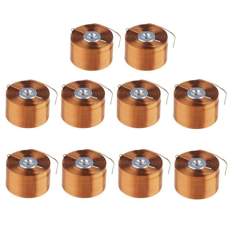 5/10pcs Copper Solenoid Coil DIY Coil High Quality Copper Coil Electromagnetic Induction Experiment Coil 19x12mm (Pack of 10)