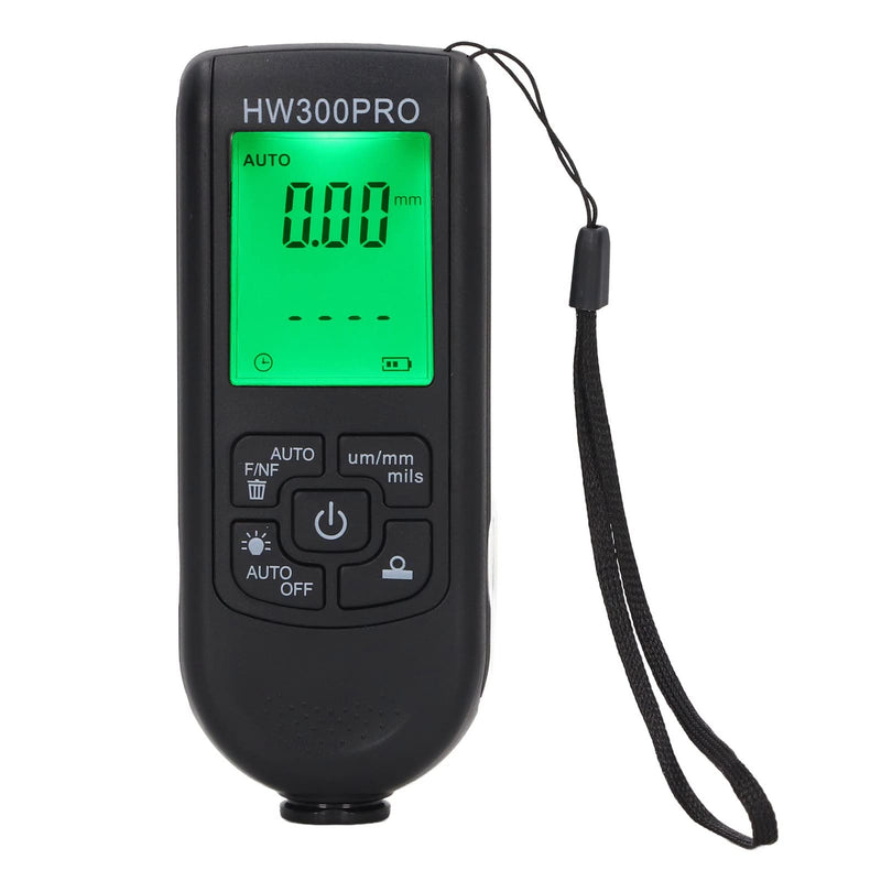 [Australia - AusPower] - Digital Coating Thickness Gauge, Ultra High Precision Probe, Lackmil Thickness Gauge for Measuring Paint Thickness in the Automotive Industry black 