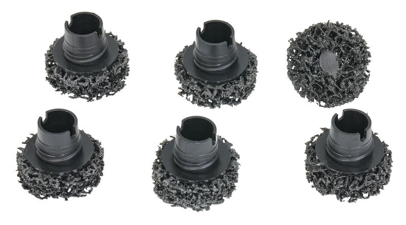 [Australia - AusPower] - SW-Stahl 10359L-2 Replacement Cleaning Discs for Wheel Hub Sanding Set 10359L, Pack of 6, Sanding Discs 40 mm Diameter, Wheel Hub Cleaning Brush, Rust Removal Accessories 