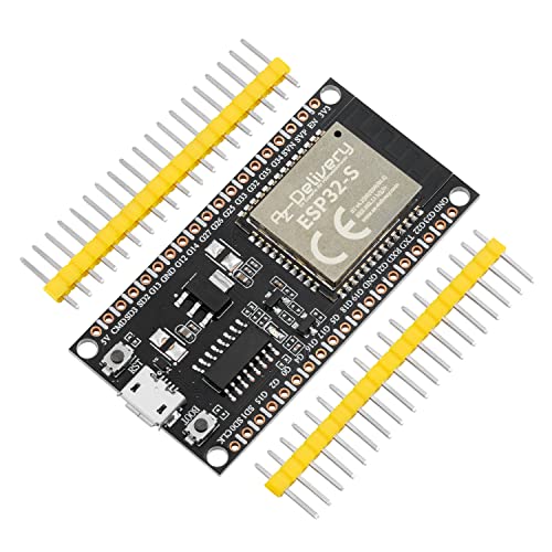 AZDelivery ESP-32S Dev Kit C Unsoldered NodeMCU Module WLAN WiFi Development Board with CH340 (Successor Model to ESP8266) and Compatible with Arduino Includes E-Book ESP32 with CH340 1