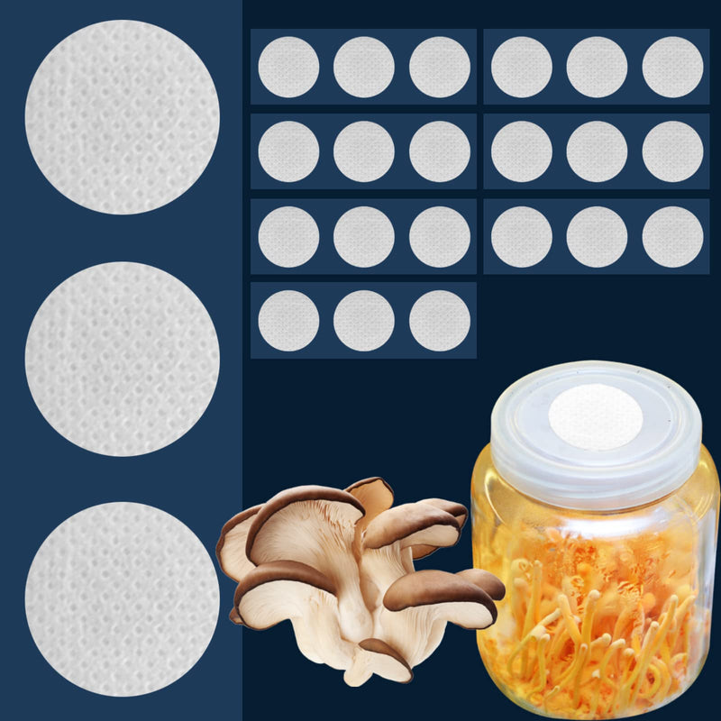 [Australia - AusPower] - ZHANXUBIO Membrane Filter Sticker 20mm 58mm 65mm 82mm 90mm 0.2um Strong Adhersive Filter Disc for Mushroom Cultivation (58mm,24) 