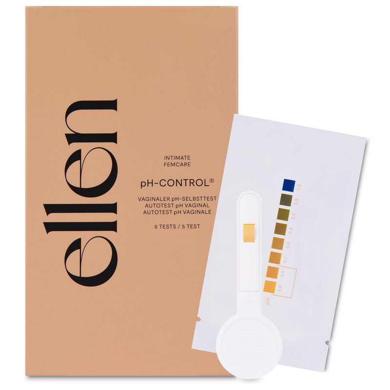 [Australia - AusPower] - ellen® pH Control - CE Marked Vaginal pH Test for Infection Detection - pH Test Strips Sheath Self Test with Applicator - Easy & Painless - Pack of 5 