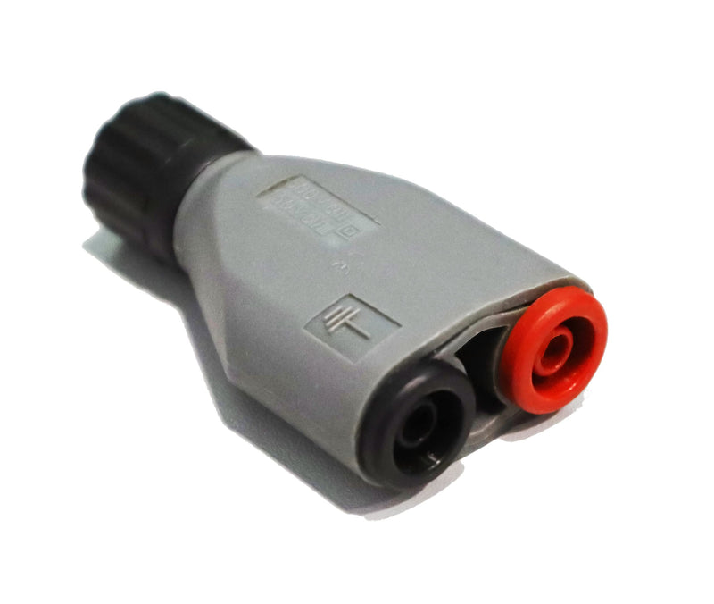 [Australia - AusPower] - PeakTech P 7055 BNC Adapter Banana Plug Sockets, Accessory for Oscilloscopes, Signal Generator, Frequency Counter and Clamp with 4 mm Test Lead, Fully Insulated 