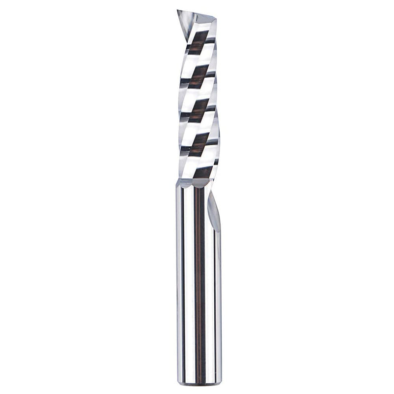 [Australia - AusPower] - SpeTool Aluminium Milling Cutter 8 mm Shaft Single Cutter Solid Carbide Milling Cutter 32 mm Cutting Length Carbide End Mill CNC Milling Cutter Wood Milling Cutter for Metal Aluminium Acrylic and 1 