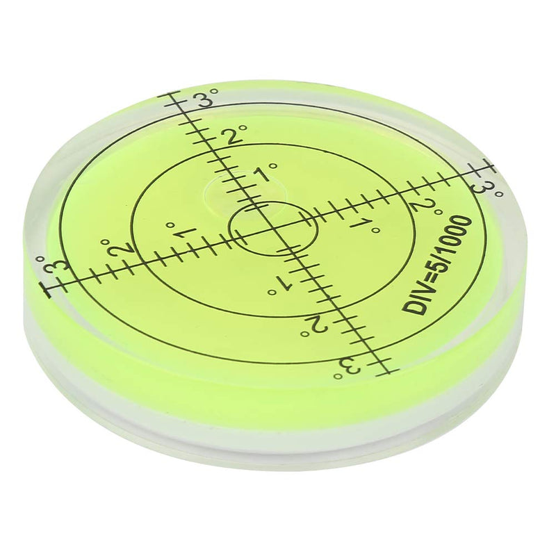 [Australia - AusPower] - Precision Bullseye Spirit Level, 60 mm, Round Level, Round Bullseye Spirit Level, Inclinometer, Horizontal Level, Surveying Instruments, Measuring Tool with Scale for the Balance of the Camera Flat 