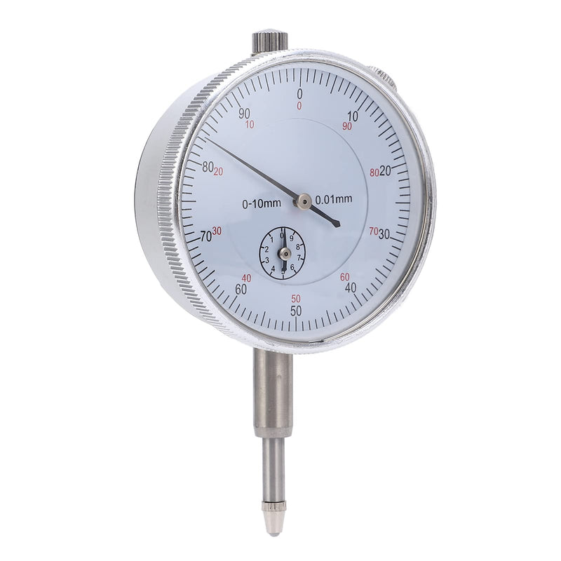 [Australia - AusPower] - Mechanical Dial Gauge Impact-Resistant Inner Core High-Precision Dial Gauge with Excellent Abrasion Resistance (0-10 mm) 