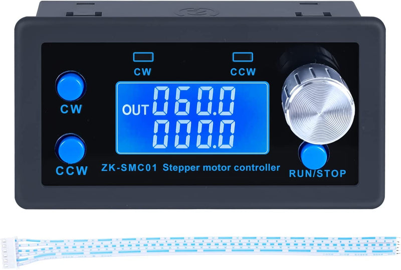 [Australia - AusPower] - DC 5-30V CNC Stepper Motor Controller, 1/128 Microstep Resolution Stepper Motor Control, Adjustable Forward and Reverse Delay Time, Adjustable Angle Speed, with Display 