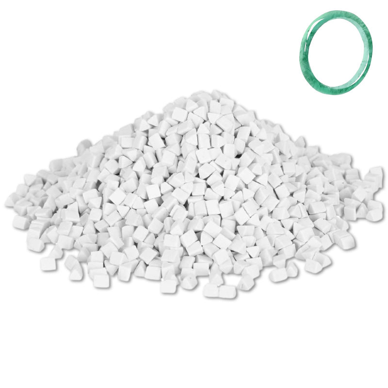 [Australia - AusPower] - HERCHR Rock Tumbling Ceramic Filler, Rock Tumbler Grit, Tumbling Ceramic Filler Media, Ceramic Triangle Abrasive for Use in Vibrating Tumblers or Rotating Tumblers 4 mm 500 g 