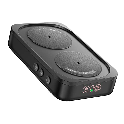 Mechanical Mouse Jiggler with Interval Timer, Black | Silent mechanical mouse mover with interval timer, no need to precisely align optical sensor.