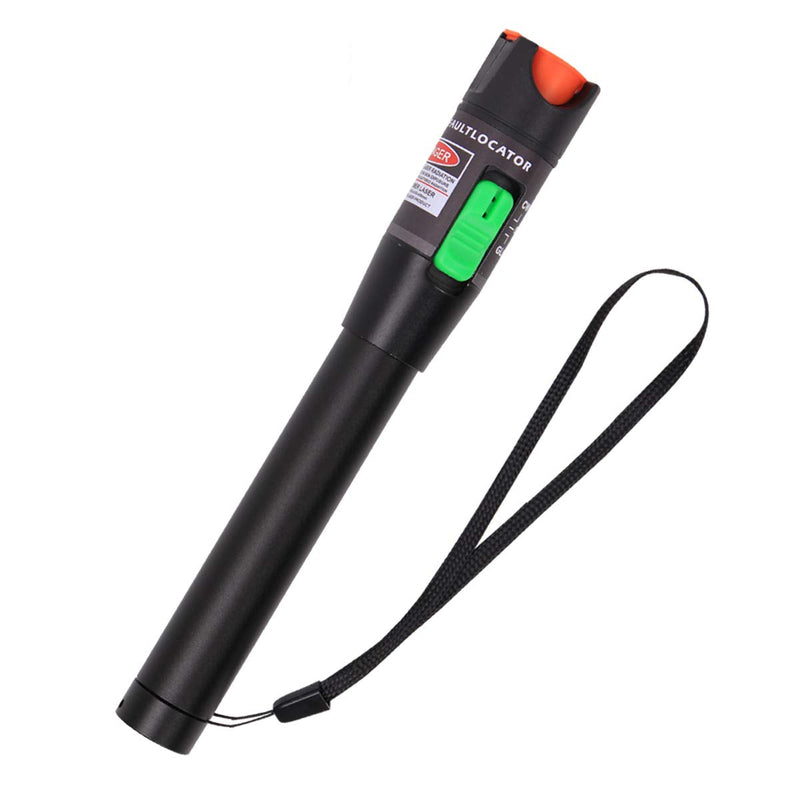 [Australia - AusPower] - Fiber Visual Fault Locator Pen 30KM, VFL Fiber Optic Cable Tester, Fiber Optic Pen Tester Adapter for LC/FC/SC/ST Interface, Fiber Network Cable Test Kit, Fiber Light Source Tester 