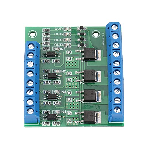 Pwm Fet Mosfet 3 4 Channel PWM 4 Channel Mos Fet Module PLC Amplifier Board Driver Module 3 20V to 3.7 27Vdc 10A