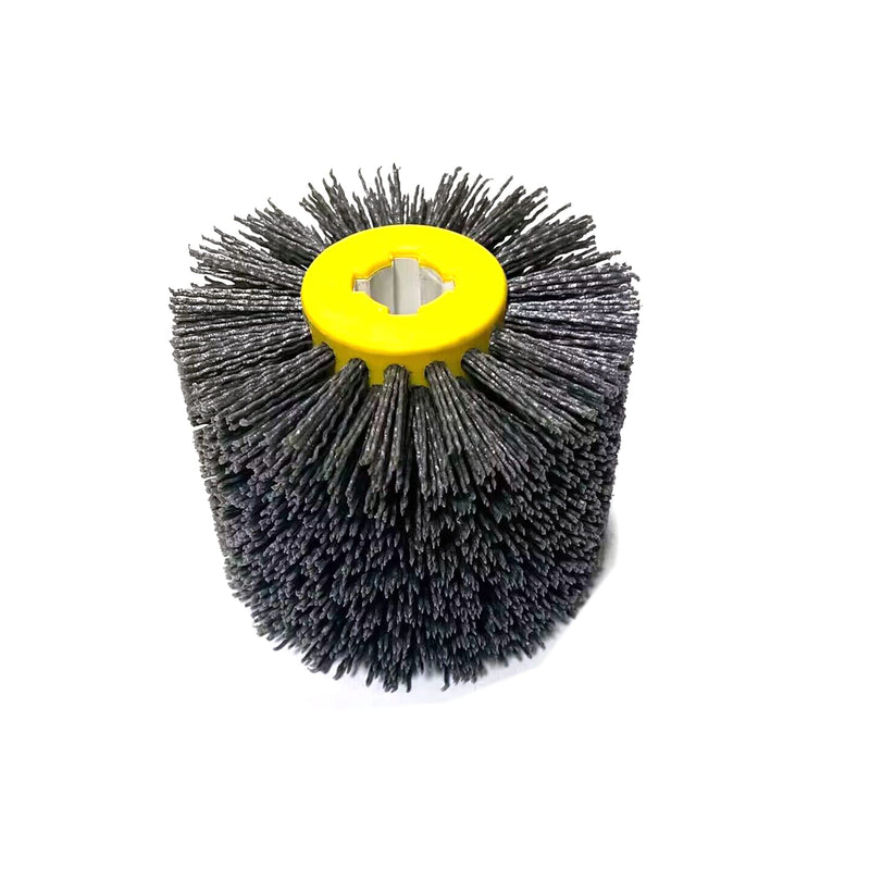 [Australia - AusPower] - JVJ Nylon Brush Polishing Grit #120 Wire Drawing Wheel Brush Polishing Brush for Satin Machine Sanding Brush Bristle Brush Grit Brush for 19 mm Diameter Wood Brushes Machine 