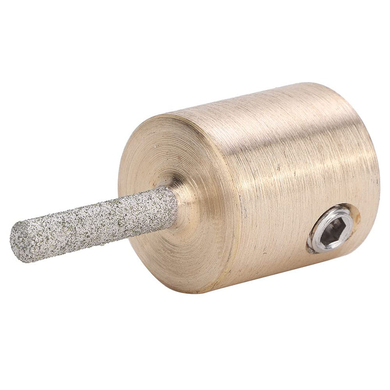 [Australia - AusPower] - Stained Glass Grinding Bits, D Grinder Bits for Stained Glass, Glass Grinder Bits for Stained Glass, Glass Grinder Bits Diamond Grinder Ceramic Glass Grinding Tool for Inland Diamond Glass Grinder MCB18 