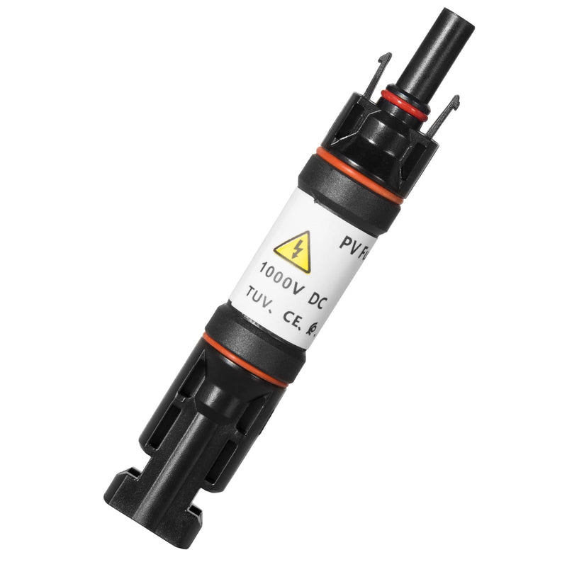 [Australia - AusPower] - Jadeshay Solar PV Fuse Plug 1000V DC 15A IP67 Waterproof Photovoltaic Fuse Holder Connector Solar Fuse PV Plug for Solar PV System 