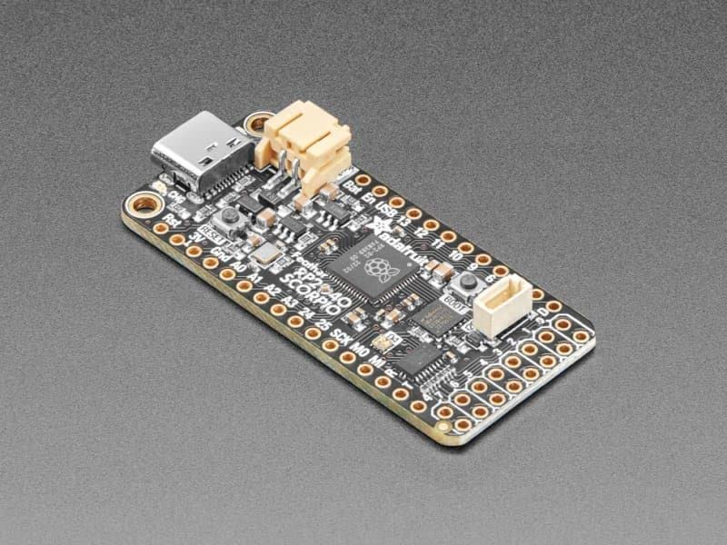 Adafruit Feather RP2040 SCORPIO 8-Channel NeoPixel Driver with 264KB RAM and Infrared Connection