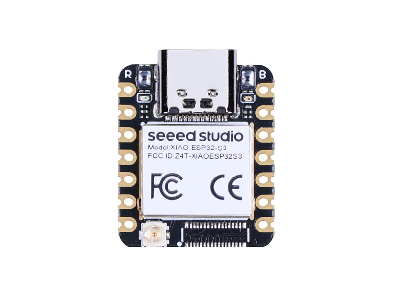 Seeed Studio XIAO ESP32-S3-2.4GHz Wi-Fi, BLE 5.0, Dual-Core, Battery Charging Supported, Energy Efficiency and Rich Interface, Ideal for Smart Homes, IoT, Portable Devices, Robotics, etc ESP32S3 1 piece
