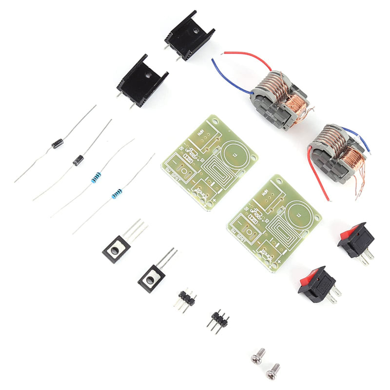 [Australia - AusPower] - Dioche High Voltage Generator, 2 Sets 15KV High Voltage Generator Inverter Arc Ignition Coil Module Disassembled Parts 