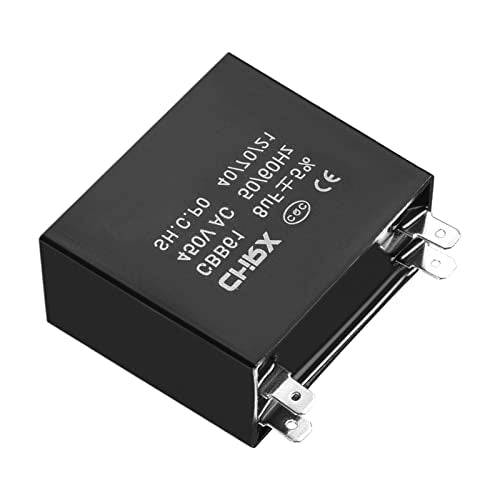 QUARKZMAN 450V AC 8uF Fan Capacitor Dual Insert CBB61 Running Capacitor | Fan Capacitor Dual Insert CBB61 Running Capacitor for Electrical Appliances