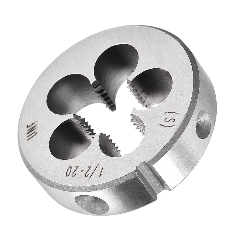 [Australia - AusPower] - QUARKZMAN 1 Piece 1/2-20 UNF Round Die Machine Thread Right Hand Thread for External Thread Repair Machining 