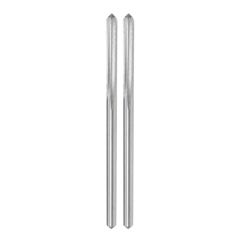 [Australia - AusPower] - CoCud Machine Milling Cutter Reamer 3.1 mm Diameter D4 Accuracy M35 Cobalt High Speed Steel Straight Flute Milling Tool (Application: for Lathe) Pack of 2 