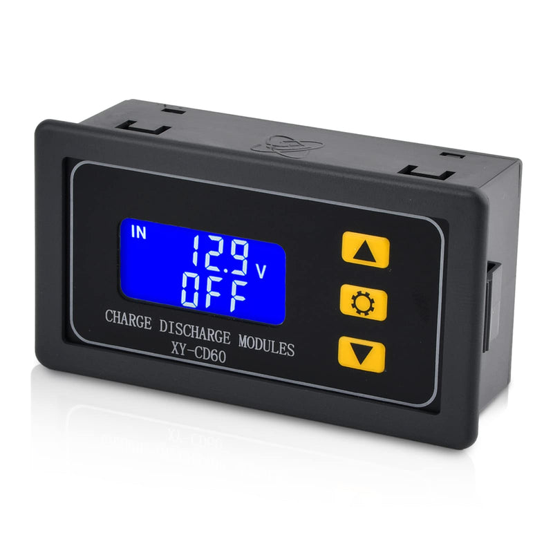 Heemol Battery Monitor Module Low Voltage Shut-Off Protects DC6-60V 10A with Display for Lithium Batteries